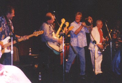 Paul Kileny audiologist playing with Jan and Dean in 2002